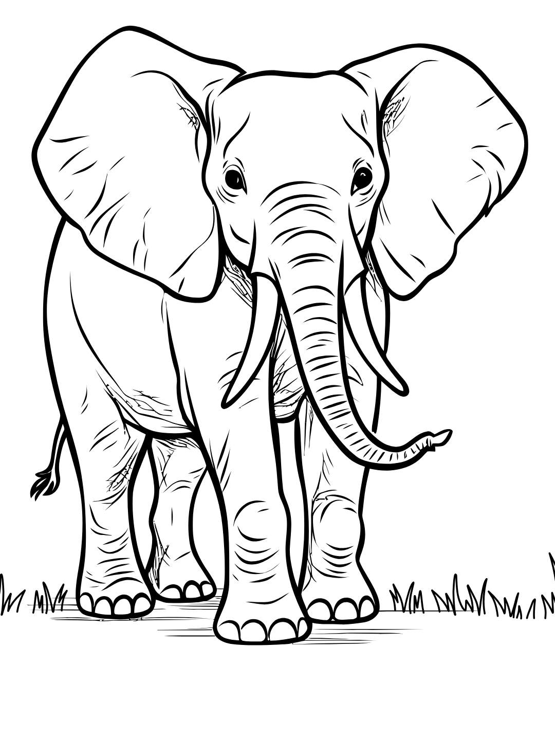 drawing of elephant